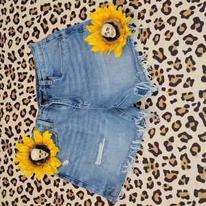 Blank NYC Cut Off Denim Shorts Size 28